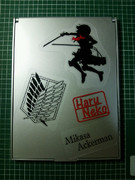 切り絵　ミカサ・アッカーマン