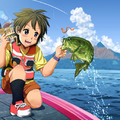 ブラックバス ニコニコ静画 イラスト