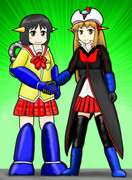 ガッチリ握手！マジンガーNANO＆マジンガーZちゃん！！