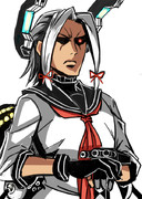 吹雪型五番艦のムラクモちゃん描きました！