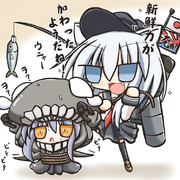 食う母釣り ニコニコ静画 イラスト