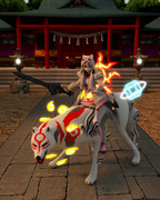 大神憑きゆかりさんとアマ公