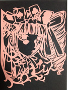 ダンガンロンパ切り絵シリーズ＠セレスティア・ルーデンベルク