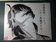 切り絵「偽物語」阿良々木暦