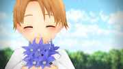 青い花ショック ニコニコ静画 イラスト