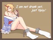 酔ってないぞ～まだホロ酔いだッ♪