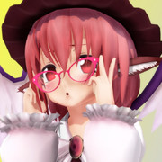 「ミスティア、メガネのプレゼントだヨ」