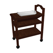 【MMDアクセ】ティーワゴンとトレー