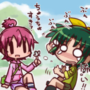 ちょうちょも怖いなおちゃん