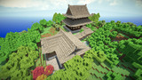 【Minecraft】 寺、8割完成。