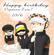 Happy birthday！　Captain　Law！