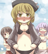 や、約束通り着てきたわよ・・・