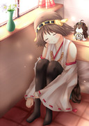 お昼寝比叡ちゃん