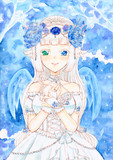 Blue wing