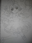 木之本桜　【アナログ絵】　線画