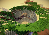 【Minecraft】天空の城ラピュタ炭鉱作ってみた【７０％】