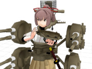 【MMD】航空戦艦 伊勢改 出…まだ出れない！【艦これ】