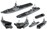 MMD用モブ揚陸艦セット