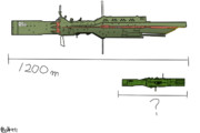 標準戦艦って何メートルだっけ？