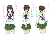 大洗女子制服 ニコニコ静画 イラスト