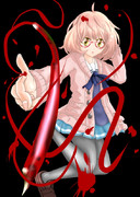 毒血のメガネ美少女