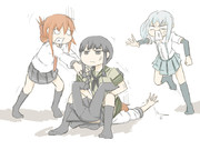 駆逐艦に絡まれ、仕方なく面倒を見る北上さん