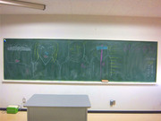 M.S.S.P黒板を真似して描いてみた。