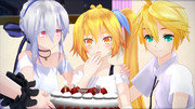 【MMDモデル配布あり】亞北ネルの誕生日パーティー