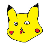 マウスで書いたピカチュウ