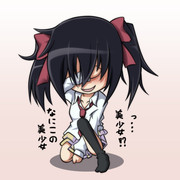 黒木智子【チビキャラVer.】鏡の前で05