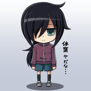 黒木智子【チビキャラVer.】体育01