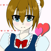 メイドさん。（照れ顔？）