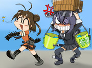 那珂ちゃんは～、マイクより重いもの持てないんだよ～？