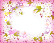 桜フレーム透過PNG