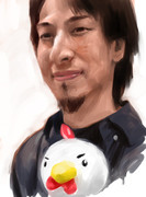 俺もひろゆき描いてみた
