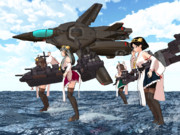 HI！提督ぅ。空の守りはオマカセシマース！