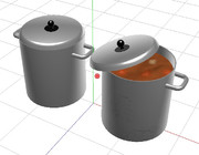 【MMDｱｸｾｻﾘ】ついでだからカレー作った。