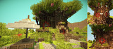 【Minecraft】 りんごの木の家