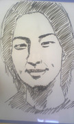ホワイトボードでひろゆき描いてみた