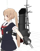 【パーツ配布】白露型兵装セット