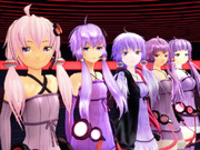 結月ゆかりさんに並んでいただきました