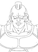 フリーザ軍兵士Ｔの線画
