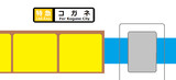 ポケモン金銀・HGSSのリニア鉄道の側面図