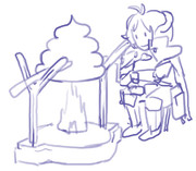 ウンコさんの丸焼き