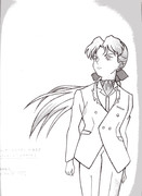 リリーナ・ドーリアン外務次官描いてみた