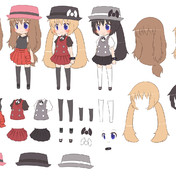 着せ替え人形 ニコニコ静画 イラスト