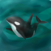 シャチ ニコニコ静画 イラスト