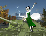 ELCと妖夢（ゆっくり妖夢の本編復帰の道支援イラスト）