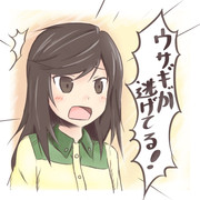 ｳｻｷﾞｶﾞﾆｹﾞﾃﾙ!