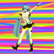 セカンドライフで作ったWeekender Girlの衣装